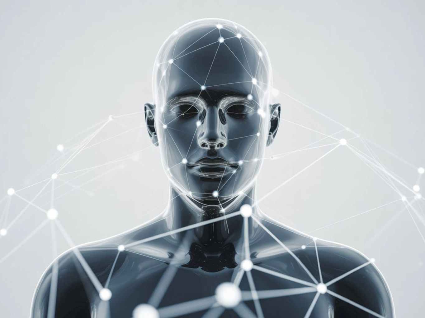 Automated robotic arms working alongside human operators in a modern office setting, showcasing process optimization.